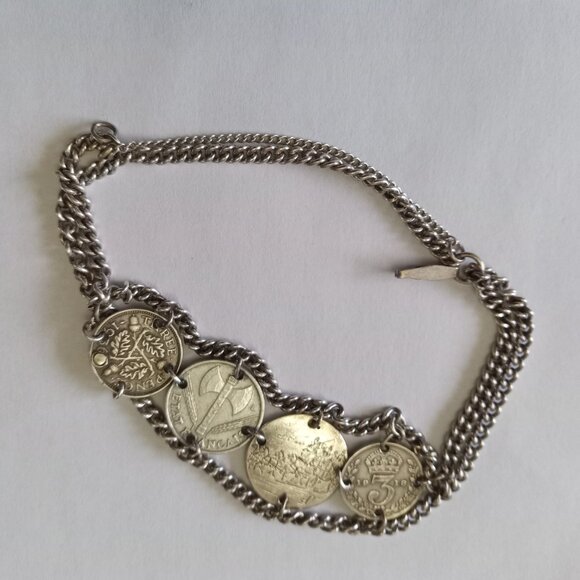 Unique antique "love token" bracelet in amazing condition for its age - Picture 2 of 3